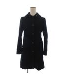 イエナ IENA メルトンショールカラーコート ミドル丈 08-020-900-1040-3-0 黒 ブラック 38 ■FF