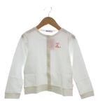 ミキハウス mikihouse タグ付き カーディガン 長袖 刺繍 白 ホワイト 120