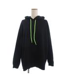 ダブルスタンダードクロージング ダブスタ DOUBLE STANDARD CLOTHING ミリオラメントダブルエアーパーカー スウェット 長袖 ロゴプリント 0508-330-211 黒 ブラック F