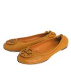 トリーバーチ TORY BURCH バレエシューズ ロゴ 黄 イエロー 22.5cm位 靴
