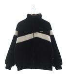 バンズ VANS ボアジャケット 長袖 ハイネック 黒 ブラック 白 ホワイト S