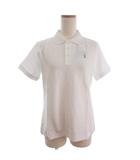 イーストボーイ EAST BOY タグ付き ポロシャツ カットソー 半袖 ワンポイント 鹿の子 白 ホワイト 11