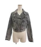 アリスオリビア alice + olivia デニムジャケット Gジャン コットン グレー系 XS ■TC