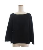 ミューズ ドゥーズィエム クラス MUSE de Deuxieme Classe シャツ ブラウス 長袖 無地 黒 ブラック ■TC