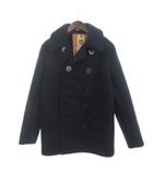 バズリクソンズ BUZZ RICKSON’S タグ付き NAVAL CLOTHING FACTORY Pコート ミリタリージャケット BR11554 紺 ネイビー 40