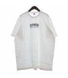 Paris Tee Tシャツ カットソー 半袖 プリント コットン 白 ホワイト XL