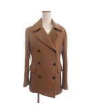 イネド INED ピーコート ミドル丈 ウール 茶 ブラウン 11