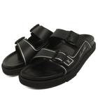 ルイヴィトン LOUIS VUITTON 23SS LV トレイナーライン サンダル コンフォートサンダル 黒 ブラック 8 約26.5-27.0cm