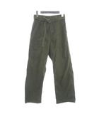 ガンホー GUNG HO ペインターパンツ ロング ベルト付き コットン 緑 カーキ S ■OM
