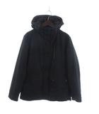 ナノユニバース nano universe マウンテンパーカー 中綿 ジップアップ NUC82BLS024OS 黒 ブラック L