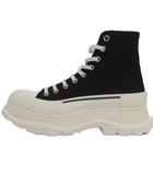 アレキサンダーマックイーン ALEXANDER MCQUEEN トレッド スリック レースアップブーツ スニーカー ハイカット 705659 黒 ブラック 41.5 26.5cm相当