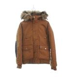 カーハート carhartt 美品 TRAPPER JACKET マウンテンジャケット フード フェイクファー付き ジップアップ 茶 ブラウン M
