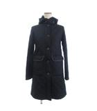 マッキントッシュ MACKINTOSH キルティングコート ミドル丈 フーディ 裏ボア 紺 ネイビー 34 ■TC