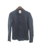 ステュディオス STUDIOUS ライダース レザージャケット シングル ジップアップ 牛革 ST13-3-5-01 青 ブルー 0 ■TC