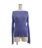 オーラリー AURALEE ニットソー 長袖 紫 パープル 1 ■TC