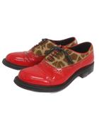 キッズラブゲイト  KIDS LOVE GAITE レースアップシューズ エナメル 赤 レッド 6 24.5cm位 靴