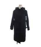 トラディショナルウェザーウェア Traditional Weatherwear DELVINE コート ロング ライナー付き フーディ L172APFCO0105DT 黒 ブラック 34 ■TC