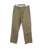 ササフラス SASSAFRAS ワークパンツ ボタンフライ ロング コットン ベージュ M