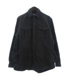 ササフラス SASSAFRAS ボタニカルスカウトシャツ 長袖 ポケット コットン ダークグレー M