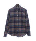 インディビジュアライズドシャツ INDIVIDUALIZED SHIRTS チェックシャツ 長袖 コットン マルチカラー 14.5-32 S
