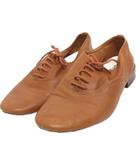 レペット Repetto レースアップシューズ ローヒール ラウンドトゥ レザー 茶 ブラウン 35 ■TC