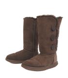 アグ オーストラリア UGG australia ムートンブーツ ロゴ 茶 ブラウン US5 22cm 靴 ■TC