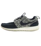 ナイキ NIKE ROSHE ONE WINTER スニーカー シューズ ローカット 総柄 ノルディック柄 807440-441 紺 ネイビー 28.5cm
