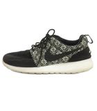 ナイキ NIKE ROSHE ONE WINTER スニーカー シューズ ローカット 総柄 ノルディック柄 807440-001 黒 ブラック 28.0cm ■GY35
