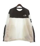 ALBANY CREWNECK トレーナー 長袖 NM5MR03K 茶 ブラウン 白 ホワイト L