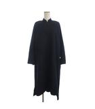 コムデギャルソンコムデギャルソン COMME des GARCONS COMME des GARCONS チャイナワンピース 長袖 ロング丈 無地 RE-O019 紺 ネイビー S ■GY35