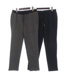 PONTI KNIT 2点 セット まとめ イージーパンツ M 紺 グレー ■GY35