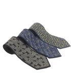 ミラショーン mila schon 3点 セット ネクタイ 総柄 シルク マルチカラー 小物 ■OOM