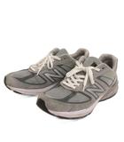 ニューバランス NEW BALANCE M990GL5 スニーカー ローカット ロゴ グレー US9 27cm 靴