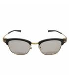 フォーナインズ 999.9 サングラス カラーレンズ M-161 レンズ ブラウン系 黒 ブラック ゴールドカラー 50□19 130 アイウェア