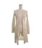 ローレンラルフローレン LAUREN RALPH LAUREN ニットカーディガン ロング ボタンレス リブ アイボリー XS