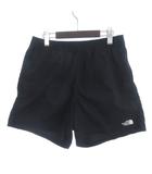 VERSATILE SHORT ショートパンツ ハーフ ウエストゴム ロゴ 刺繍 NB42335 ナイロン 黒 ブラック L