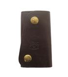 イルビゾンテ IL BISONTE キーケース 4連 レザー 茶 ブラウン 小物