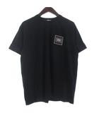 バーバリー BURBERRY Tシャツ カットソー 半袖 ロゴ ワンポイント コットン 黒 ブラック XS