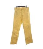 ラングラー WRANGLER パンツ デニム フレア ジッパーフライ 黄 イエロー M ■GY35