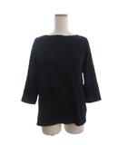 セントジェームス SAINT JAMES Tシャツ カットソー 七分袖 コットン 黒 ブラック US36