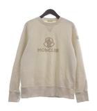 モンクレール MONCLER トレーナー スウェット 長袖 裏起毛 ロゴ カシミヤ混 ベージュ S