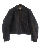 エアロレザー AEROLEATHER ヴィンテージ ハイウェイマン ホースハイドレザージャケット ライダース 長袖 TALON 36 茶 ブラウン