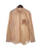 カステルバジャック CASTELBAJAC SPORT ストライプシャツ 長袖 ストライプ オレンジ 3
