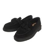 ドクターマーチン DR.MARTENS ADRIAN  MONO タッセルローファー スエード 黒 ブラック US8 26cm位 靴