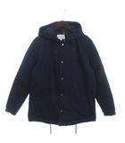 ラコステ LACOSTE タグ付き 耐水透湿ピケダウンジャケット ブルゾン ダブルジップ フーディ BH021J 紺 ネイビー 48