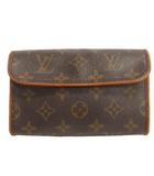 ルイヴィトン LOUIS VUITTON モノグラム ポシェットフロランティーヌ ポーチ レザー 総柄 M51855 茶 ブラウン