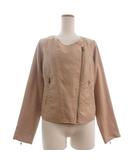 イェッカヴェッカ YECCA VECCA ライダースジャケット 長袖 ベージュ F