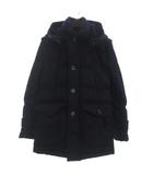 バーバリーブラックレーベル BURBERRY BLACK LABEL ダウンジャケット 長袖 フード 紺 ネイビー M