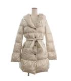 クミキョク 組曲 KUMIKYOKU ダウンコート ひざ丈 長袖 白 ホワイト 2