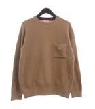 ザショップティーケー THE SHOP TK クルーネックニット 長袖 茶 ブラウン M ■GY35